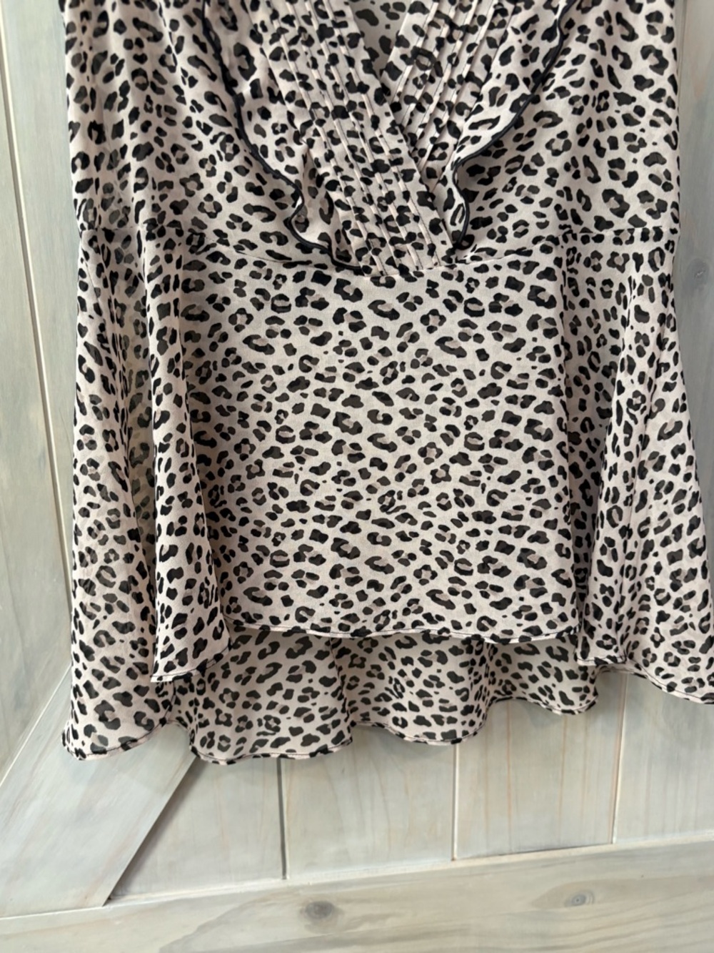 Cabi Sleeveless Animal Print V-Neck Top - Picture 8 of 8